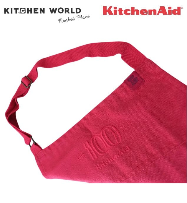 ผ้ากันเปื้อนทวิลคอตตอน 100% KITCHENAID AP009514WPKA สีแดง